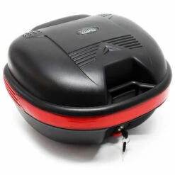 WILTEC Top Case 31L Matt Schwarz Koffer Für Roller, Motorrad Oder Quad, Helmkoffer Motorradkoffer