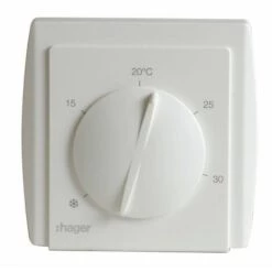 Einfacher Raumthermostat HAGER 54185 Mit Membran - HAGER: 54185