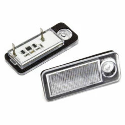 WILTEC LED Kennzeichenbeleuchtung Kompatibel Mit AUDI A6 C5 B 98-05, 2er Set, Ohne Verkabeln