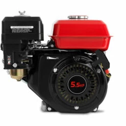 EBERTH 5,5 PS 4,1 KW Benzinmotor Standmotor (19mm Ø Konische Welle, Ölmangelsicherung, 163ccm Hubraum, 1 Zylinder, 4-Takt, Luftgekühlt, Seilzugstart) -Motoren für Gartenwerkzeug Verkäufe 15100130 4