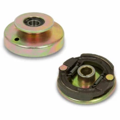 EBERTH Fliehkraftkupplung Für Motor Antriebswelle Mit 19,05mm Durchmesser, Zentrifugalkupplung Für Benzin Gokart, Pocket Bike, Quad, Mini Bike, Kart, Motorrad, Kupplung Mit 2 Backen, 5mm Passfeder