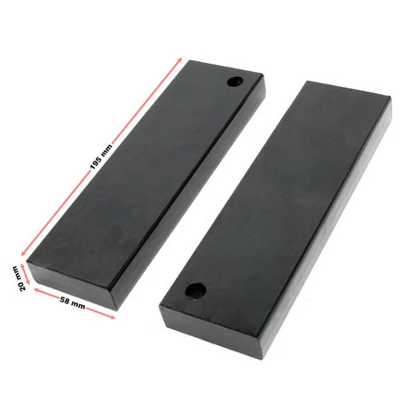 WILTEC Ersatzteil Auflagebacken 2er Set Für 20t Werkstattpresse Hydraulikpresse 4 WILTEC Ersatzteil Auflagebacken 2er Set Für 20t Werkstattpresse Hydraulikpresse – Bild 2