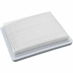 Vhbw Papier-Luftfilter Ersatzfilter Kompatibel Mit Briggs & Stratton 128H00, 129H00, 129700, 129800 Rasenmäher, 13,2 X 11,5 X 2,1 Cm, Weiß