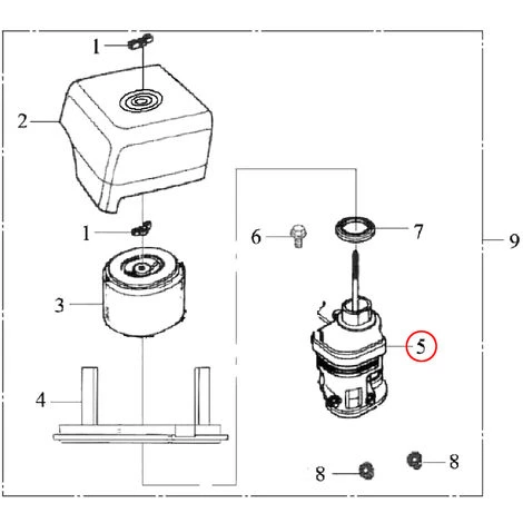 Ersatzteil Für LIFAN Benzinmotor 13 PS Luftfilterfuß 4 Ersatzteil Für LIFAN Benzinmotor 13 PS Luftfilterfuß – Bild 2
