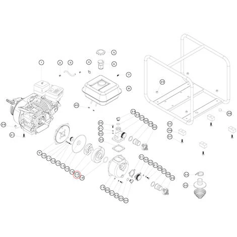 Ersatzteil Für LIFAN Wasserpumpe 80ZB30 Pumpenschnecke 4 Ersatzteil Für LIFAN Wasserpumpe 80ZB30 Pumpenschnecke – Bild 2