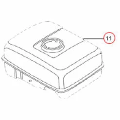 STRONG Ersatzteil Für Benzinmotor 6,5 PS Benzintank Rot -Motoren für Gartenwerkzeug Verkäufe 2679824 3