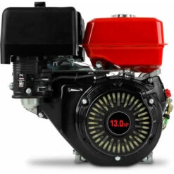 EBERTH 13 PS 9,56 KW Benzinmotor Standmotor Kartmotor Antriebsmotor Austauschmotor (22 Mm Ø Welle, V-Shaft, Ölmangelsicherung, 1 Zylinder Benzinmotor, 4-Takt, Luftgekühlt, Seilzugstart) Rot -Motoren für Gartenwerkzeug Verkäufe 29206591 4
