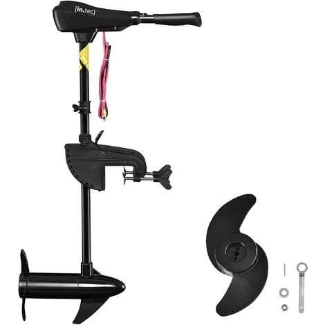 INTEC Bootsmotor 129 X 48 X 16,5cm 12V / 46 Lbs Schwarz 4 INTEC Bootsmotor 129 X 48 X 16,5cm 12V / 46 Lbs Schwarz – Bild 2