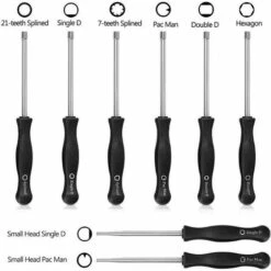 LITZEE 8-teiliger Vergaser-Einstellschraubendreher Vergaser-Schraubendreher Motorreinigungsreparatur Für Die Meisten 2-Takt-Motoren -Motoren für Gartenwerkzeug Verkäufe 35333377 2