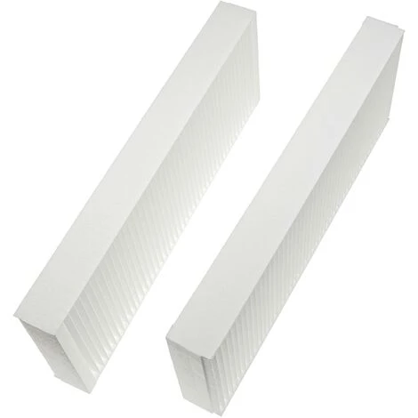 Vhbw Filterset Ersatz Für Zehnder 527003440 Für Lüftungsgerät - Luftfilter G4 / F7 (2 Stück), 48 X 18 X 10 Cm, Weiß 4 Vhbw Filterset Ersatz Für Zehnder 527003440 Für Lüftungsgerät - Luftfilter G4 / F7 (2 Stück), 48 X 18 X 10 Cm, Weiß – Bild 2