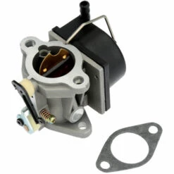 HAPPYSHOPPING Vergaser Für Tecumseh 640065 640065A OV358EA OVH135 Vergaser Ersatz Mit Dichtung,Silber-