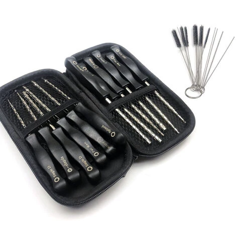 HAPPYSHOPPING 12PCS Vergaser-Einstellwerkzeug Mit Reinigungswerkzeug Für 2-Zyklen-Kleinmotor-Ersatz Für Poulan Husqvarna STHIL ECHO Trimmer Weedeater Chainsaw,Schwarzes Silber 3 HAPPYSHOPPING 12PCS Vergaser-Einstellwerkzeug Mit Reinigungswerkzeug Für 2-Zyklen-Kleinmotor-Ersatz Für Poulan Husqvarna STHIL ECHO Trimmer Weedeater Chainsaw,Schwarzes Silber