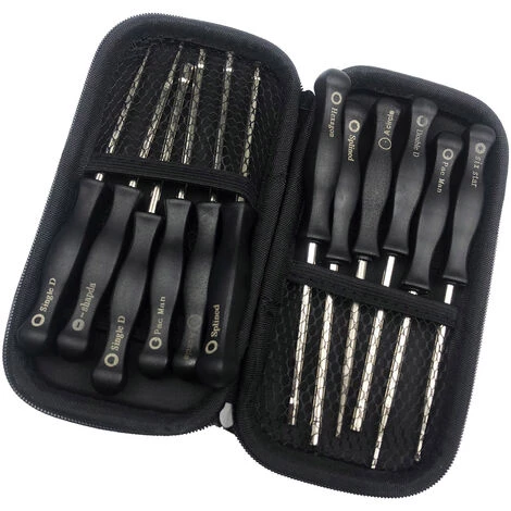 HAPPYSHOPPING 12PCS Vergaser-Einstellwerkzeug Mit Reinigungswerkzeug Für 2-Zyklen-Kleinmotor-Ersatz Für Poulan Husqvarna STHIL ECHO Trimmer Weedeater Chainsaw,Schwarzes Silber 6 HAPPYSHOPPING 12PCS Vergaser-Einstellwerkzeug Mit Reinigungswerkzeug Für 2-Zyklen-Kleinmotor-Ersatz Für Poulan Husqvarna STHIL ECHO Trimmer Weedeater Chainsaw,Schwarzes Silber – Bild 4