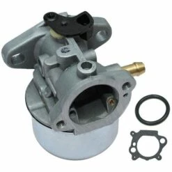 HAPPYSHOPPING Vergaser Mit Dichtung Passend Für BRIGGS & STRATTON 799868 498254 497347 497314 498170 694202 Motor Ersatz Motor Generator Mäher,Silber -Motoren für Gartenwerkzeug Verkäufe 36575798 3