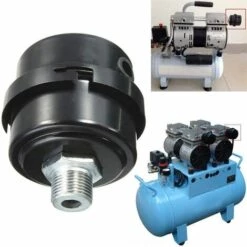 2 Stück Luftkompressor Metall Luftfilter, 1/2" 20MM Luftkompressor Schalldämpfer, Luftkompressor Filter Schalldämpfer, Luftkompressor Ansaugfilter, Für ölfreien Luftkompressor SOEKAVIA -Motoren für Gartenwerkzeug Verkäufe 36995784 5