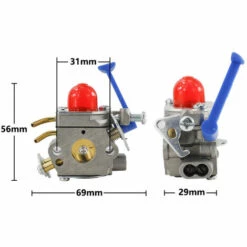 DONTODENT Vergaser-Baugruppe,Vergaser-Kit,Vergaser-Baugruppe Kraftstofffilterleitung Primer Bulb Kit Passend Für Husqvarna 128L C1Q-W40A -Motoren für Gartenwerkzeug Verkäufe 37152615 3