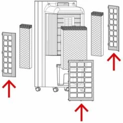 Trotec PAE 31 Luftfilter (3-tlg.) -Motoren für Gartenwerkzeug Verkäufe 37219664 4