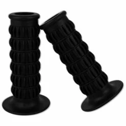 HAPPYSHOPPING Motorradgriffe Rutschfeste Lenkergriffe Motorrad Comfort Lenkergriff Thruster Grip Für Honda CB400, 2 Stück, Schwarz,Schwarz