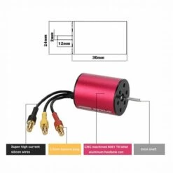 Original GoolRC S2430 7200KV Sensorless Brushless Motor Und 25A Brushless ESC Combo Set Fur 1/16 1/18 RC Car Truck -Motoren für Gartenwerkzeug Verkäufe 39691033 3