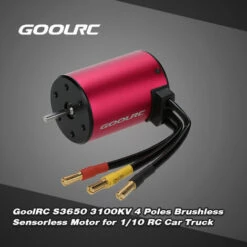 Original GoolRC S3650 3100KV 4 Pole Brushless Sensorless Motor Fur 1/10 RC Car Truck