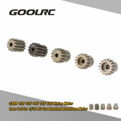 GoolRC 32DP 3.175mm 12T 13T 14T 15T 16T Ritzel-Motor-Getriebe-Set Fur 1/10 RC Auto Brushed Brushless Motor
