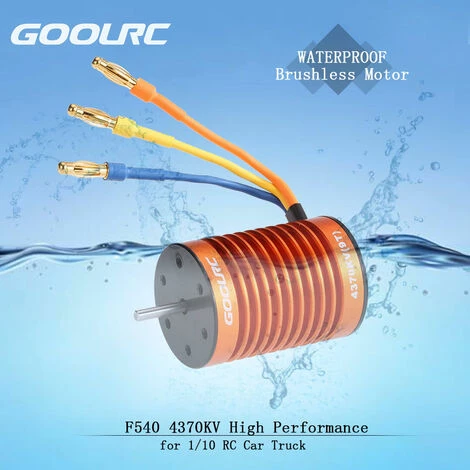 GoolRC Upgrade Wasserdichter F540 4370KV Brushless Motor Mit 45A ESC Combo Set Fur 1/10 RC Car Truck 6 GoolRC Upgrade Wasserdichter F540 4370KV Brushless Motor Mit 45A ESC Combo Set Fur 1/10 RC Car Truck – Bild 4
