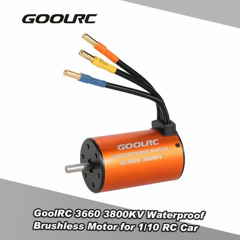 GoolRC 3660 3800KV Wasserdichter Burstenloser Motor Fur 1/10 RC Car Truck Crawler 4 GoolRC 3660 3800KV Wasserdichter Burstenloser Motor Fur 1/10 RC Car Truck Crawler – Bild 2