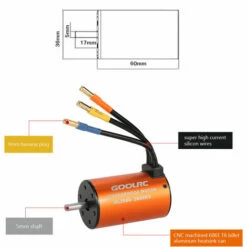 GoolRC 3660 3800KV Wasserdichter Burstenloser Motor Fur 1/10 RC Car Truck Crawler 9 GoolRC 3660 3800KV Wasserdichter Burstenloser Motor Fur 1/10 RC Car Truck Crawler -Motoren für Gartenwerkzeug Verkäufe 39709216 3