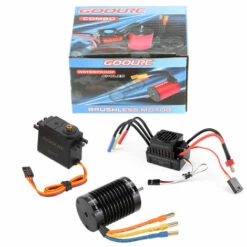 GoolRC F540 4370KV Brushless Motor S-45A ESC Mit 6.0kg Metal Gear Servo Upgrade Brushless Combo Set Fur 1/10 RC Car Truck -Motoren für Gartenwerkzeug Verkäufe 39709297 5