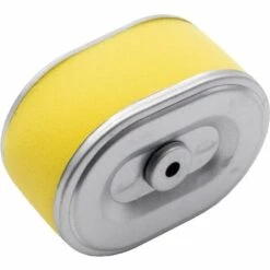 Vhbw Luftfilter Mit Vorfilter Ersatzfilter Ersatz Für Lesco 034182 Für Rasenmäher, 10,1 X 7,2 X 5,1 Cm, Gelb, Silber