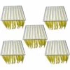 Vhbw 5x Taschenfilter Für Klima- Und Lüftungsanlagen - Filter F7, 59,2 X 59,2 X 52,5 Cm, Gelb -Motoren für Gartenwerkzeug Verkäufe 42006171 1