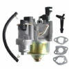 THSINDE Vergaser Carb Fit Für Honda GX160 GX168F GX200 5.5PS 6.5PS + Kraftstoffleitungsdichtung Motor,Modell:Silber -Motoren für Gartenwerkzeug Verkäufe 42522262 1