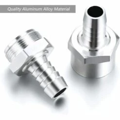 THSINDE 2Pcs Rückschlagventil, 8MM Aluminium Kraftstoff Rückschlagventil, Kraftstoffregelventil, Für Benzin Diesel Vergaser Niederdruck Kraftstoffsysteme -Motoren für Gartenwerkzeug Verkäufe 42552537 5