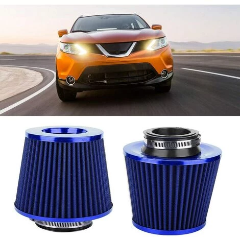 THSINDE Auto-Luftfilter-Kit Honigwabe 76mm Struktur Pilzkopf Mit Mehreren Durchmessern Hoher Durchfluss Niedriger Widerstand Universal (Blau) 6 THSINDE Auto-Luftfilter-Kit Honigwabe 76mm Struktur Pilzkopf Mit Mehreren Durchmessern Hoher Durchfluss Niedriger Widerstand Universal (Blau) – Bild 4