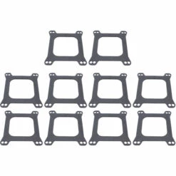 ASUPERMALL Vergaser-Basisdichtungen (10 Stuck) Vergaser-Montagedichtung Ersatz Fur Edelbrock Carter Holley 1/16 '' Dick -Motoren für Gartenwerkzeug Verkäufe 43171252 5