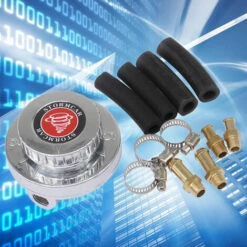 ASUPERMALL Gunmetal-Kraftstoffdruckregler Einstellbar Universal Fur Vergasermotor