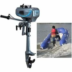 SENDERPICK 3.5PS 2-Takt Benzinmotor Außenborder Bootsmotoren Bootsmotor Außenbordmotor Outboard Motor
