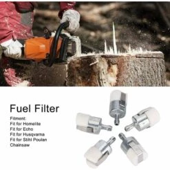 ILOVEMILAN 5Pcs Motorsägen-Kraftstofffilter 13120519831 Fit -Motoren für Gartenwerkzeug Verkäufe 43564239 3