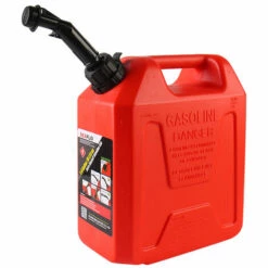 HAPPYSHOPPING Auslaufsicherer 10L Benzinkanister Tragbares Design Mit Automatischer Abschaltung Antistatischer Polyethylen-Kunststoff-Benzineimer Mit Staubschutz & Kindersicherung,10l.