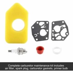 DEVENIRRICHE Luftfilter, Vergaser, Membrandichtung, Luftfilter, Zündkerzensatz Für Briggs & Stratton, Viele Kleine Rasenmäher-Zubehörteile, Vergasersatz 9 DEVENIRRICHE Luftfilter, Vergaser, Membrandichtung, Luftfilter, Zündkerzensatz Für Briggs & Stratton, Viele Kleine Rasenmäher-Zubehörteile, Vergasersatz -Motoren für Gartenwerkzeug Verkäufe 50913468 3