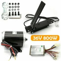 SENDERPICK Elektrofahrrad Bürstenmotor Brush Motor Umbausatz W/Regler + Pedal Elektrobürste Für Gokart E-Bike 800W 36V -Motoren für Gartenwerkzeug Verkäufe 51435158 4