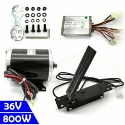 SENDERPICK Elektrofahrrad Bürstenmotor Brush Motor Umbausatz W/Regler + Pedal Elektrobürste Für Gokart E-Bike 800W 36V -Motoren für Gartenwerkzeug Verkäufe 51435158 5