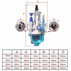 THSINDE Pwk Vergaser 32MM Universal Motorrad Power Jet Vergaser Ersatz Für Motor -Motoren für Gartenwerkzeug Verkäufe 52102997 5