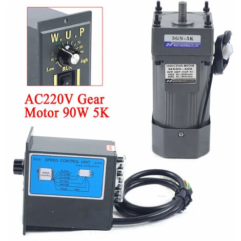 SENDERPICK Wechselstrom-Getriebemotor Reduzierstück Gear Motor M/ Geschwindigkeitsregler Antriebsmotor 5K 6 SENDERPICK Wechselstrom-Getriebemotor Reduzierstück Gear Motor M/ Geschwindigkeitsregler Antriebsmotor 5K – Bild 4