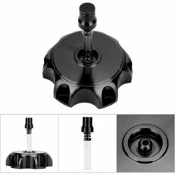 ECHOO Für 50cc Sherco Tankdeckel Für Schmutztankdeckel 140 CNC Aluminium Gas Benzin Tankdeckel Für 50cc-160cc