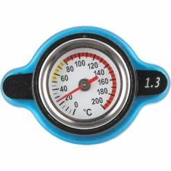 ECHOO Thermostat-Heizkörperdeckel, Universal-Thermostat-Heizkörperdeckel, Wasserdichte Wasserbehälterabdeckung Mit Temperaturanzeige (großer Kopf 1,3 Bar)