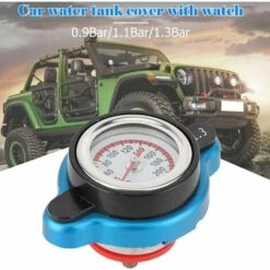 ECHOO Thermostat-Heizkörperdeckel, Universal-Thermostat-Heizkörperdeckel, Wasserdichte Wasserbehälterabdeckung Mit Temperaturanzeige (großer Kopf 1,3 Bar) -Motoren für Gartenwerkzeug Verkäufe 53040234 5