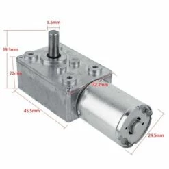 TINOR DC 12 V Elektromotor Reversible Reduktionsturbine Schneckengetriebe Mit Hohem Drehmoment Für Fenster, Türöffner (6 U / Min) -Motoren für Gartenwerkzeug Verkäufe 53051981 3