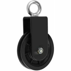 Schwenkbarer Rollenblock, Einzelner Flaschenzug Mit U-Halterung, Drehbares Heberollen-Rollenrad Für Drahtseil-Kabelrollen-Krafttraining,,Betterlife