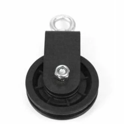 Schwenkbarer Rollenblock, Einzelner Flaschenzug Mit U-Halterung, Drehbares Heberollen-Rollenrad Für Drahtseil-Kabelrollen-Krafttraining,,Betterlife -Motoren für Gartenwerkzeug Verkäufe 54099755 5